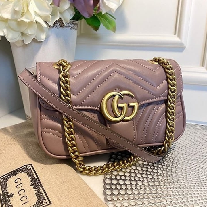 GC 구찌 GG  마몬트 마틀라세 미니