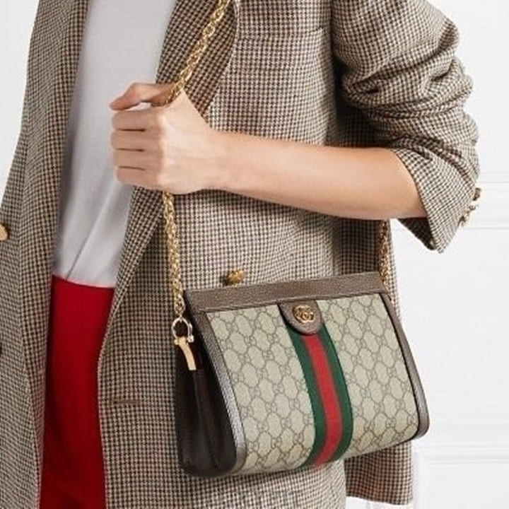 GC 구찌 오피디아 GG스퀘어쉐입 숄더백