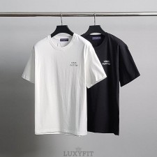 LV 루이비통 클래식로고 라운드 반팔티