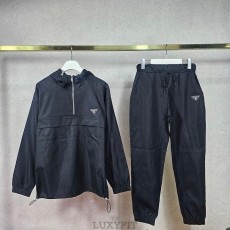 PD 프라다 아노락 스트링 후드 &조거 밴딩 팬츠 SET