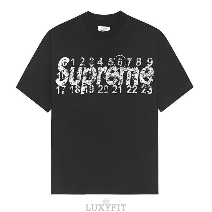 MG SP 메종 마르지엘라 X 슈프림 콜라보 반팔티셔츠