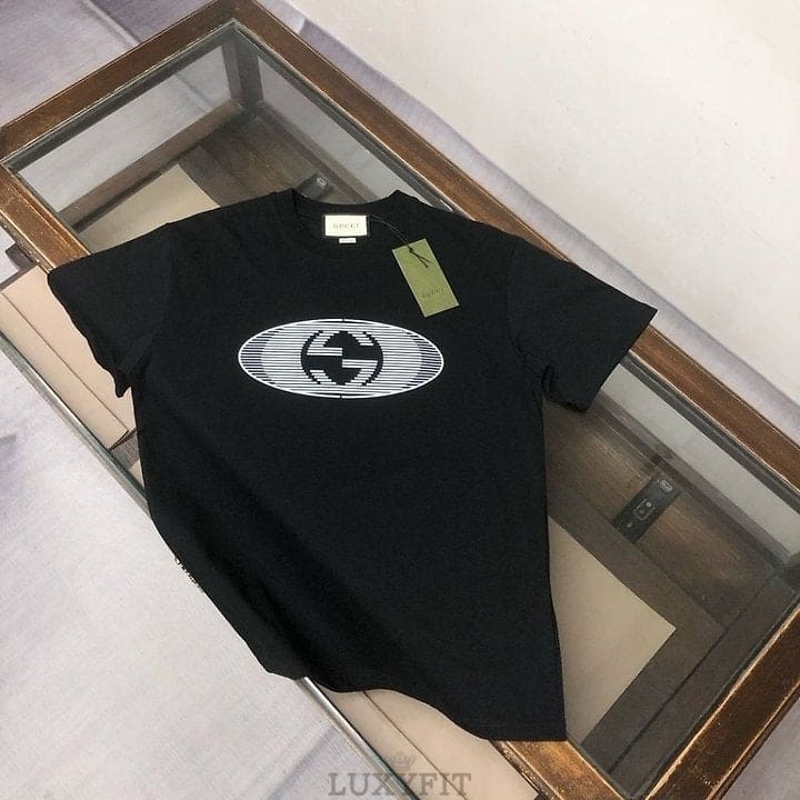 GC 구찌 타원형로고 반팔티