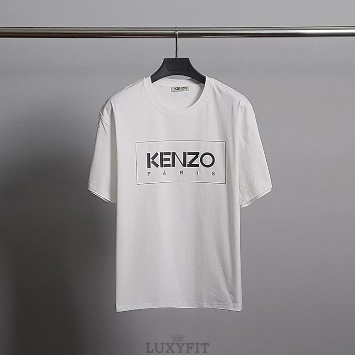KZ 겐조 스퀘어 레터링 코튼 반팔티