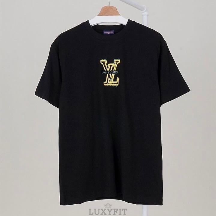 LV 루이비통 레터링로고 코튼 라운드