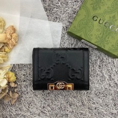 GC 구찌 블랙레더 GG 카드지갑