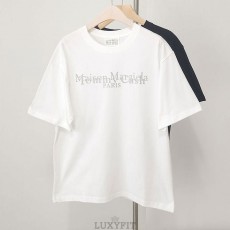 MG 메종 마르지엘라 백 웨이브 넘버링 티셔츠