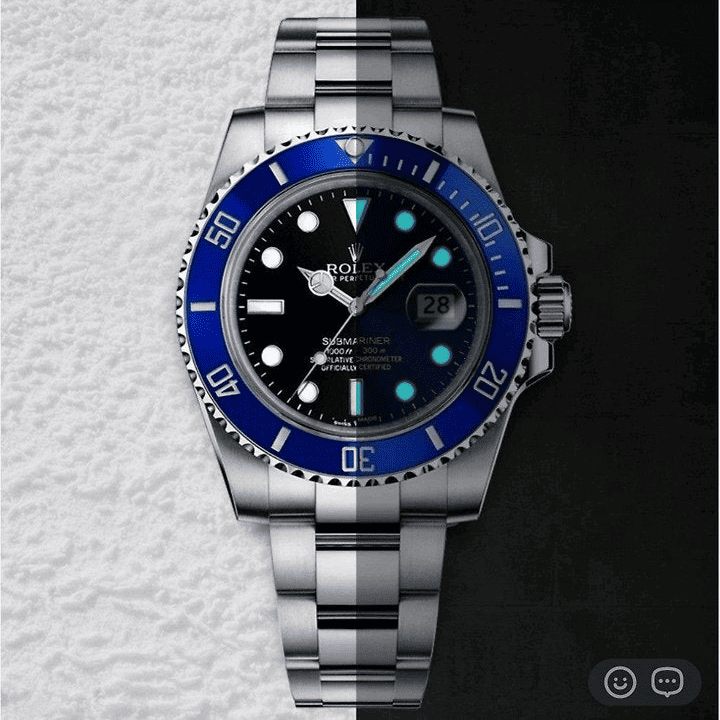 RL 롤렉스 Oyster perpetual submariner date-화이트골드
