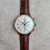 IWC 샤프하우젠 포르투기저 화이트다이얼 골드침