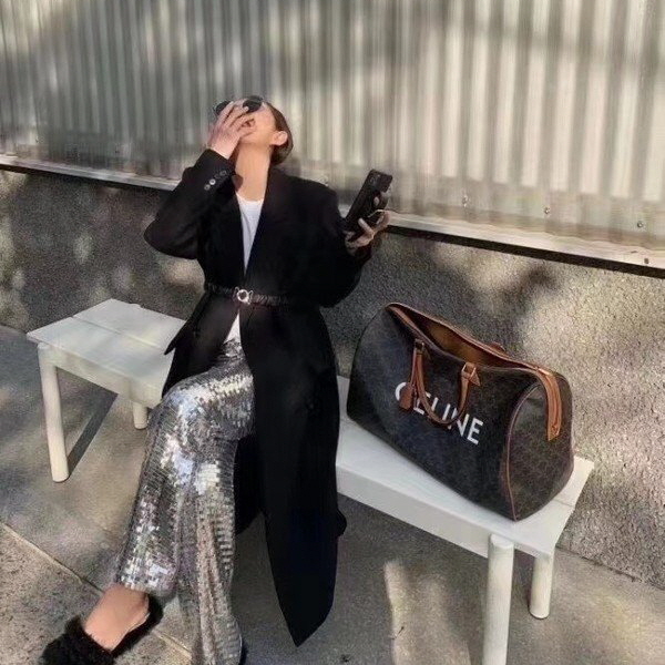 CL 셀린느 프린트 라지 보스턴백