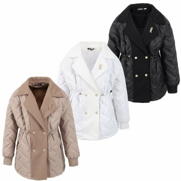 (국내) YS 생 로랑 스틸로고 퀄팅 누빔 자켓 (여성)