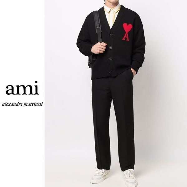 (국내) AM 아미 빅하트 베이직 가디건