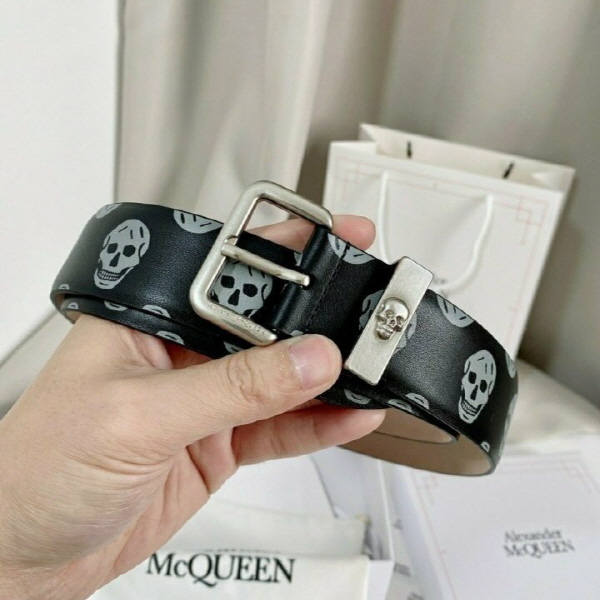 MQ 알렉산더맥퀸 스컬 아이덴티티비조 벨트