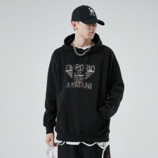 (국내) EA 아르마니 스티치 후드티